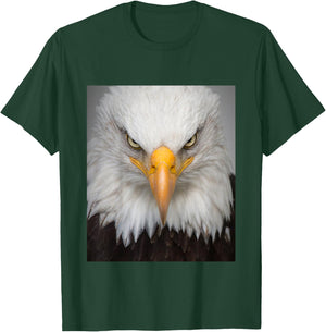 Kids Patriotic USA American Bald Eagle T-Shirt - T-Shirt | Forest