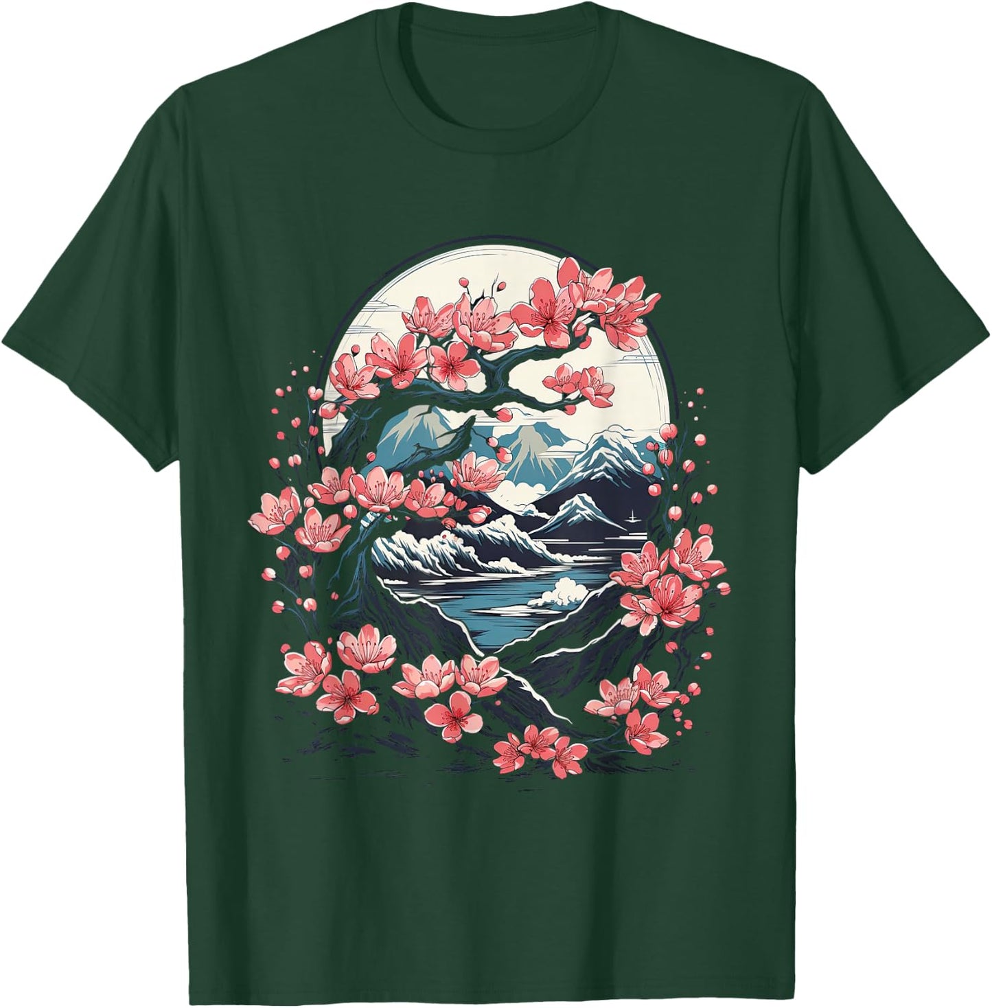 Kirschblüten japanischer Baum Cherry Blossom T-Shirt - T-Shirt | Forest