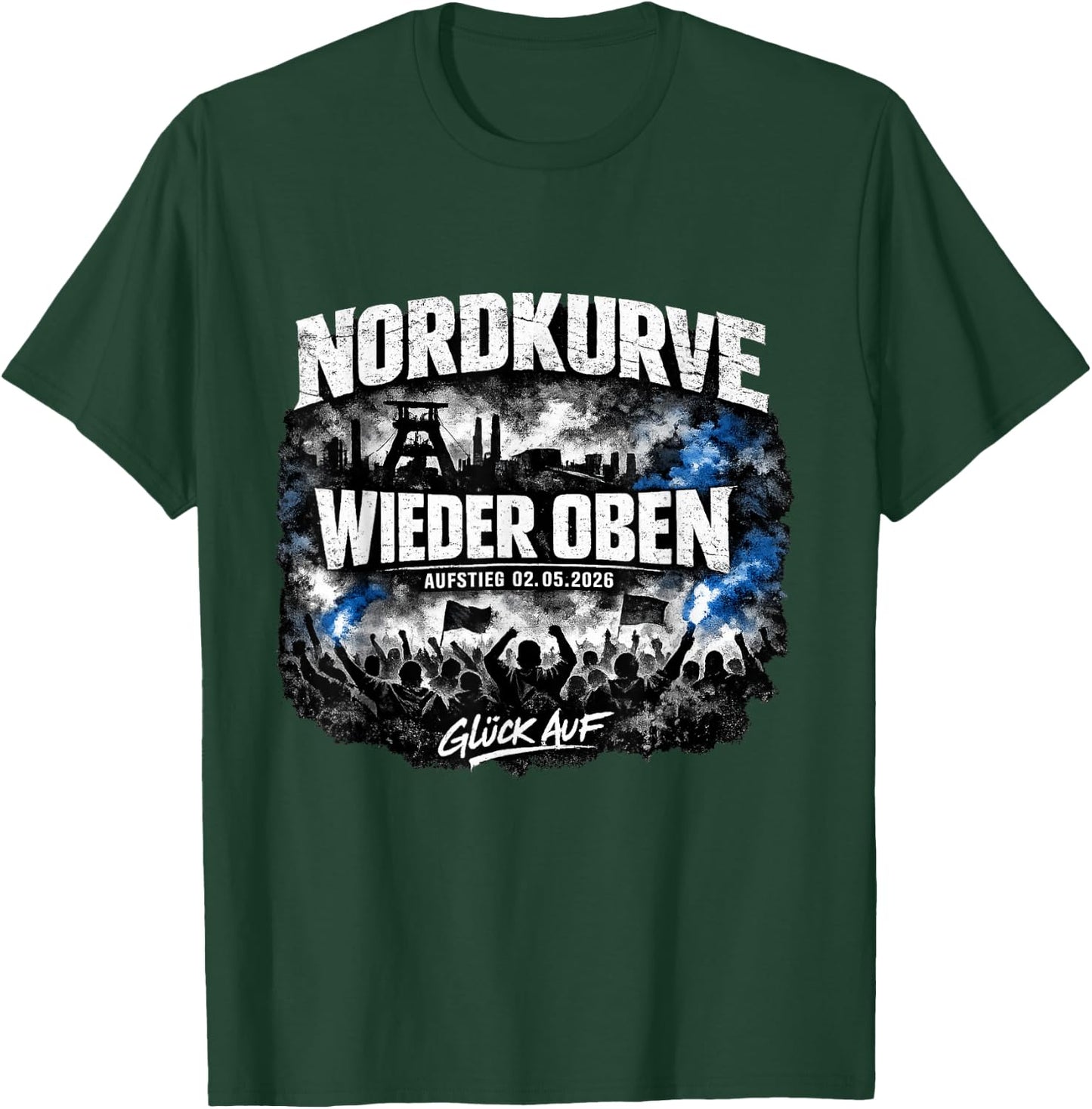 Ruhrpott Fußball Aufstieg Gelsenkirchen Fan 2026 T-Shirt - T-Shirt | Forest