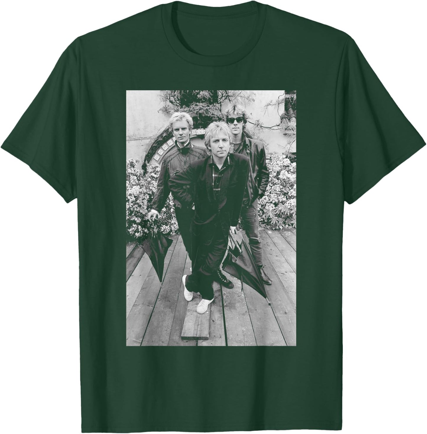 Photo of the promotional group The Police Synchronicity, 1983 T-Shirt - T-Shirt | Forest