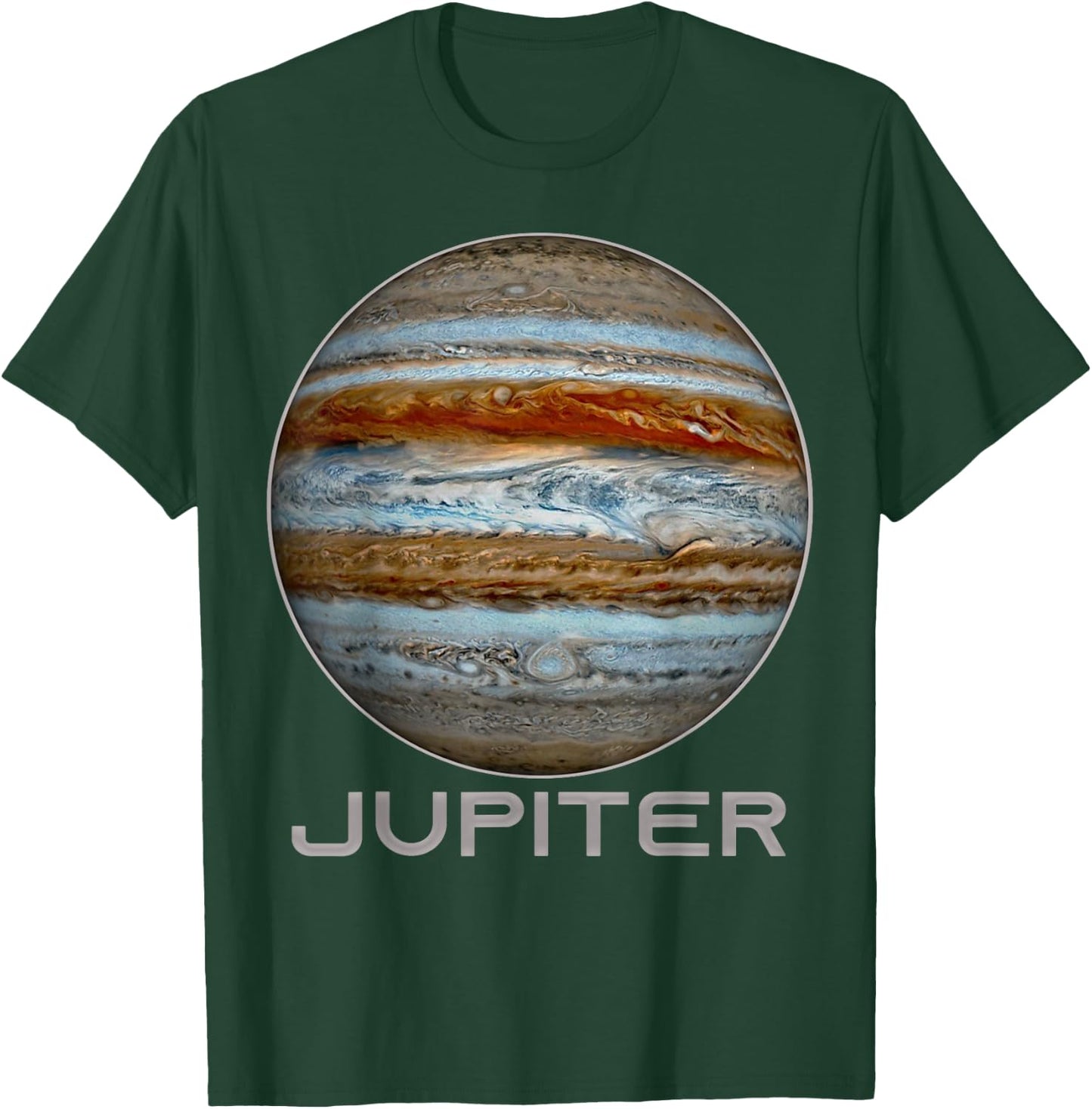 Jupiter Shirt, Sonnensystem Planet Damen Herren Kinder T-Shirt - T-Shirt | Forest