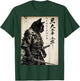 Samurai Cat Warrior Ukiyo-e Ink Artwork Gift Men Women T-Shirt - T-Shirt | Forest