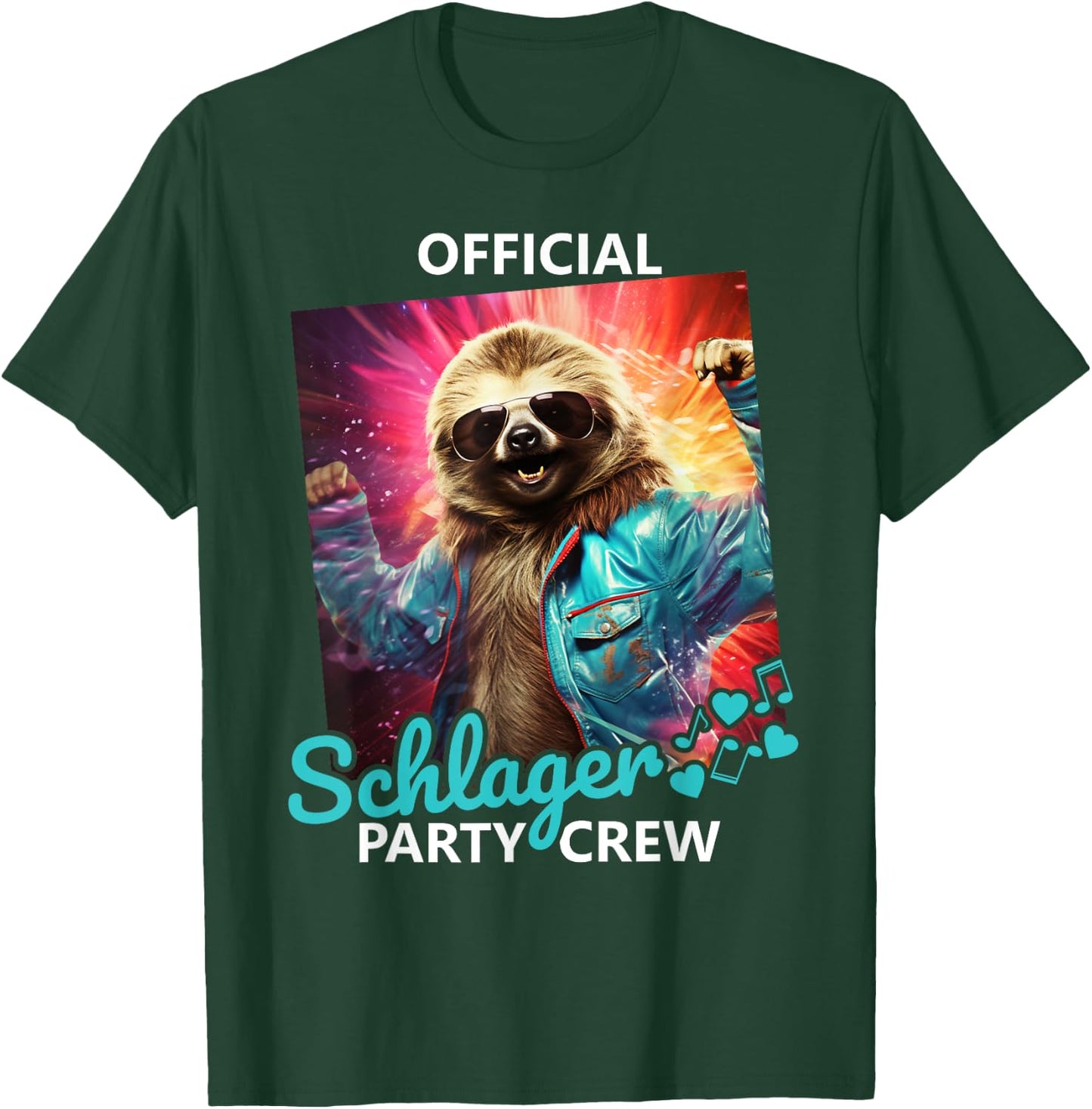 Official Schlager Party Crew T-Shirt - T-Shirt | Forest