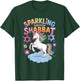 Sparkling Through Shabbat Funny Jewish Unicorn T-Shirt - T-Shirt | Forest