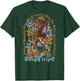 Vintage Tiger Head Backprint Streetwear Asian Tiger , black T-Shirt - T-Shirt | Forest