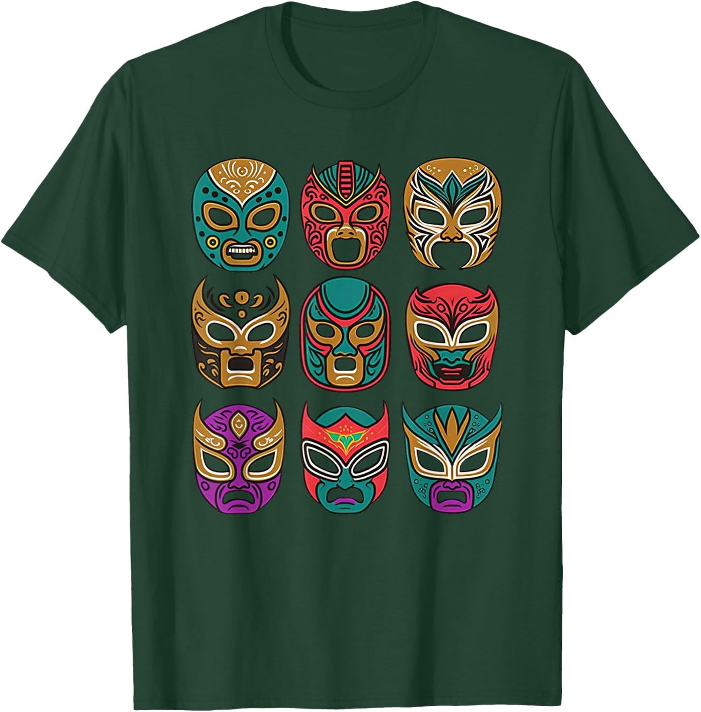 Vintage Wrestling - Retro Lucha Libre T-Shirt - T-Shirt | Forest