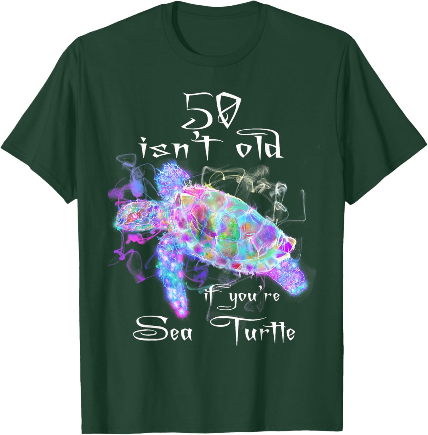 Turtle Birthday Shirt Funny 50th birthday shirt T-Shirt - T-Shirt | Forest