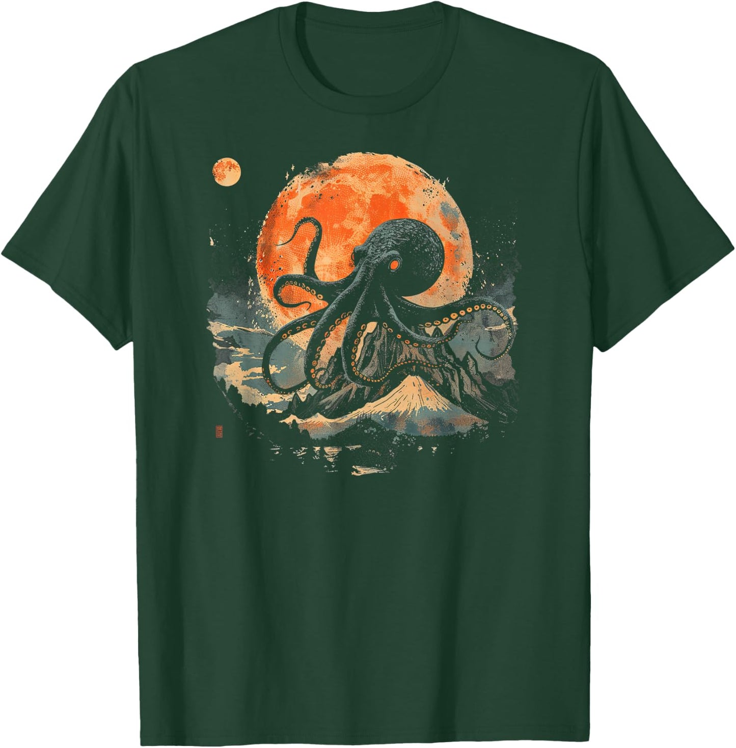 Octopus Shirt / City-Inspired T-Shirt - T-Shirt | Forest