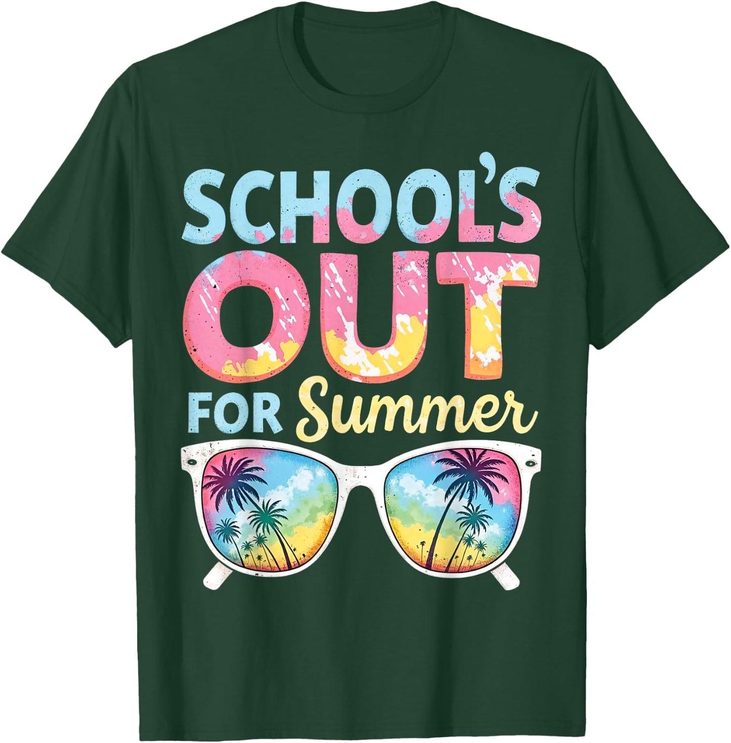 School's Out For Summer last Day Of School Vacation Girls T-Shirt - T-Shirt | Forest
