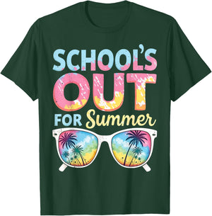 School's Out For Summer last Day Of School Vacation Girls T-Shirt - T-Shirt | Forest