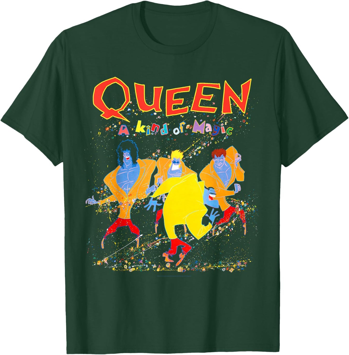 Queen Official Art Of Magic , black T-Shirt - T-Shirt | Forest