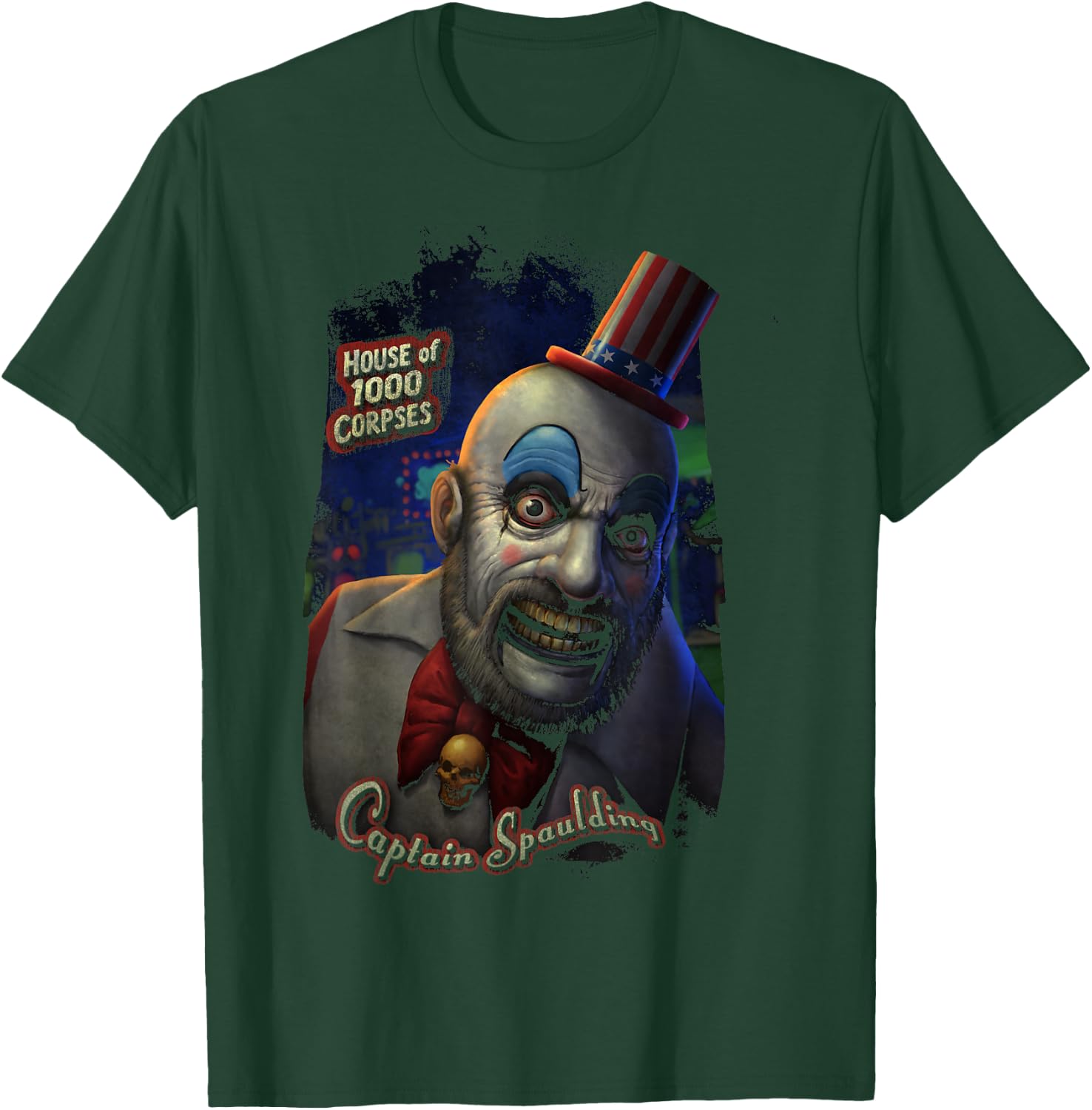 Rob Zombie – Captain Spaulding T-Shirt - T-Shirt | Forest