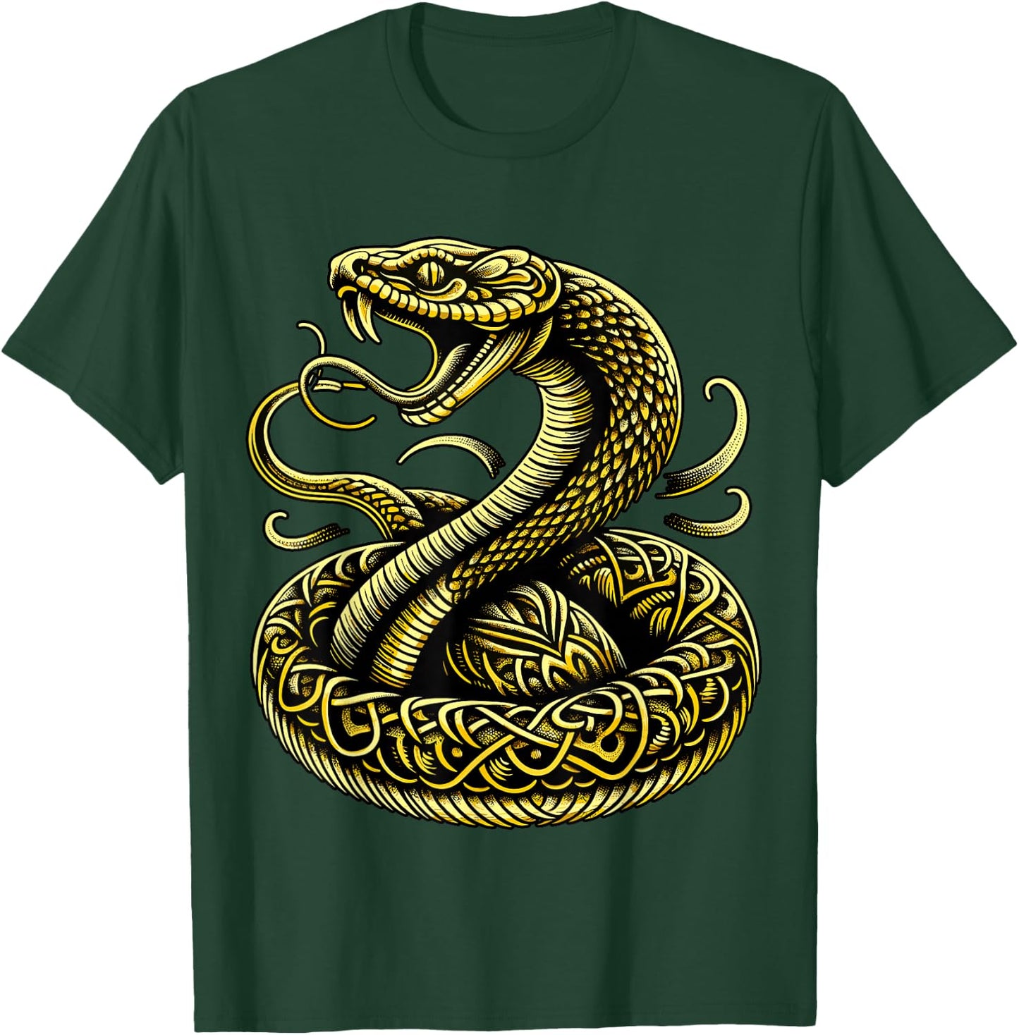 Golden Snake T-Shirt - T-Shirt | Forest