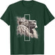 Jesus Lion of Judah, Christian Cross T-Shirt - T-Shirt | Forest