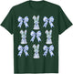 Easter Bunny Coquette Cowgirl Bows Y2K Teen Girls Top T-Shirt - T-Shirt | Forest