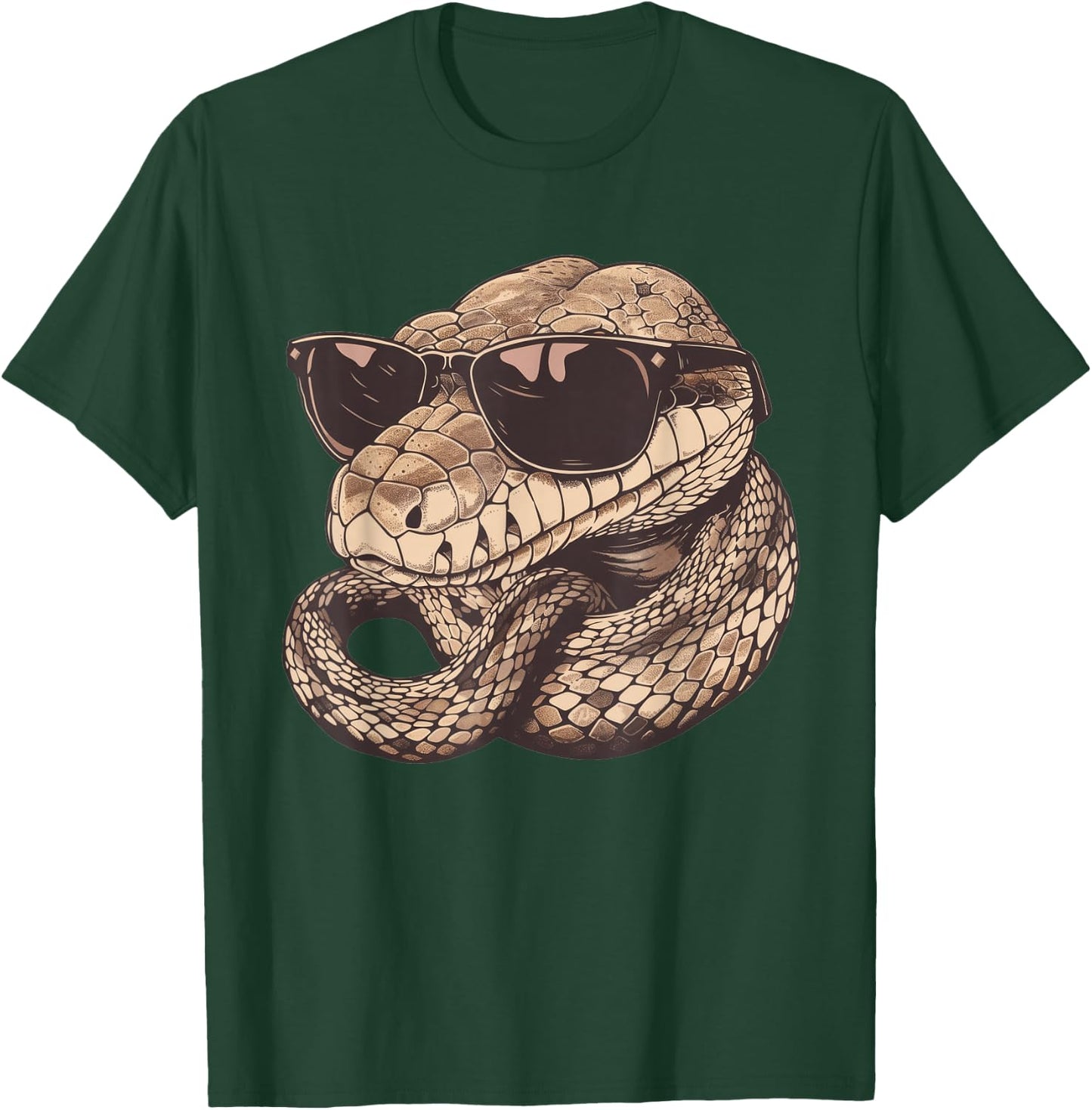 Boa Constrictor With Sunglasses T-Shirt - T-Shirt | Forest