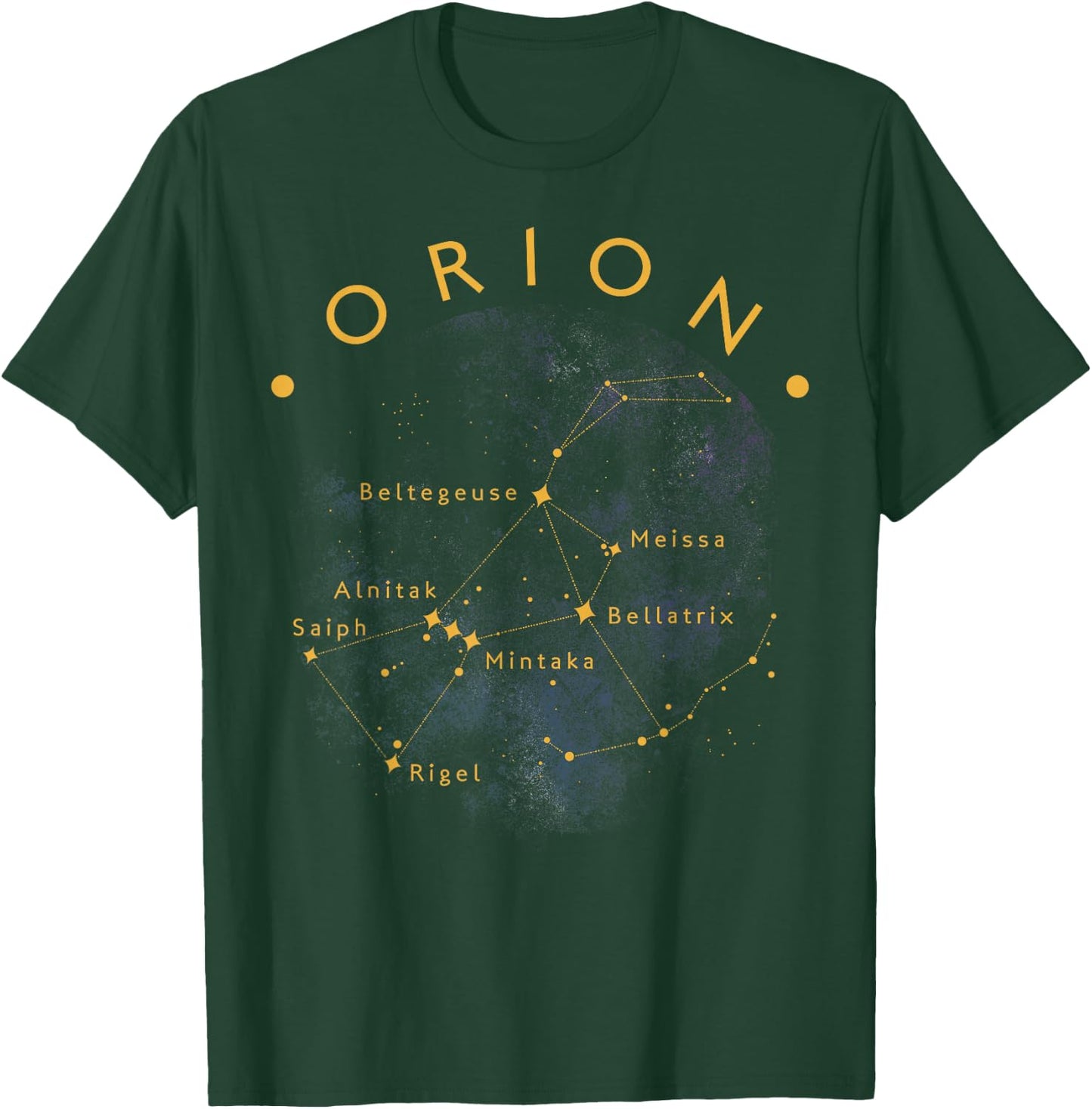 Orion Constellation Astronomy Lover Stargazing T-Shirt - T-Shirt | Forest