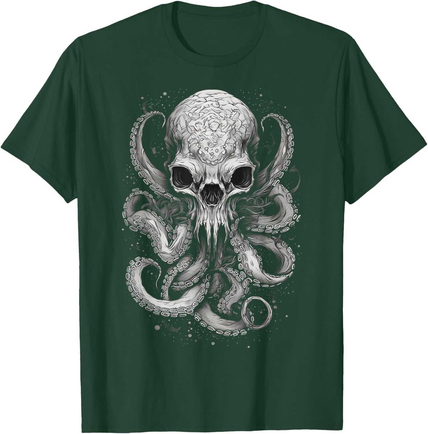 Cool Octopus Skull Monster Krakens Cthulhus Boys T-Shirt - T-Shirt | Forest