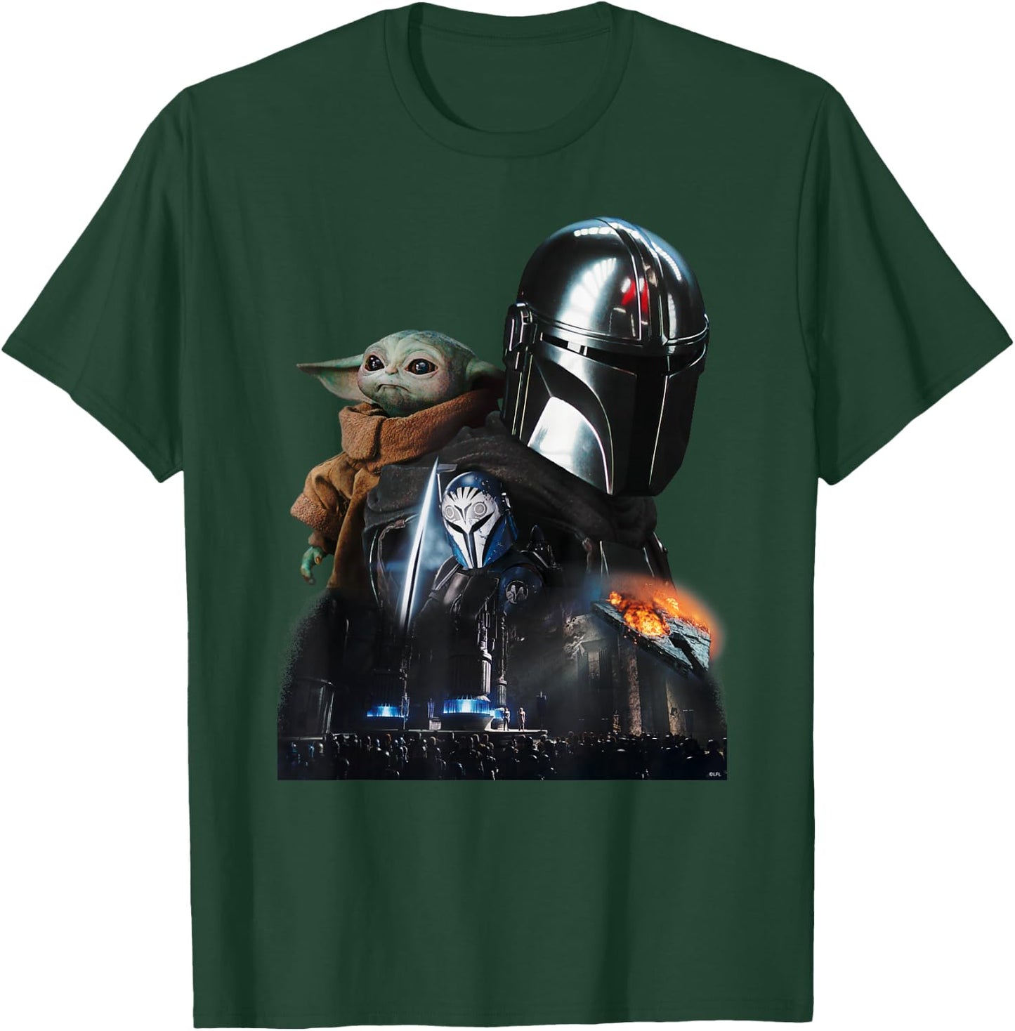 Star Wars The Mandalorian Season 3 The Return to Mandalore , black T-Shirt - T-Shirt | Forest