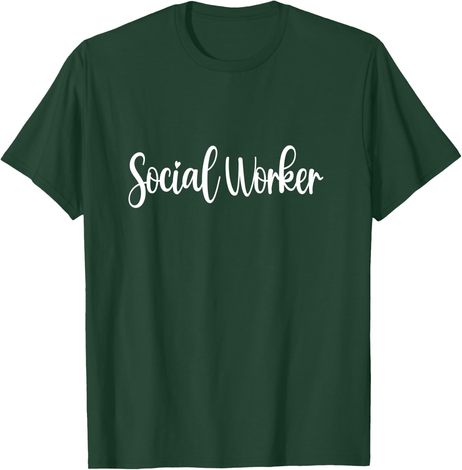Social Worker Men Women Retro Social Worker T-Shirt - T-Shirt | Forest