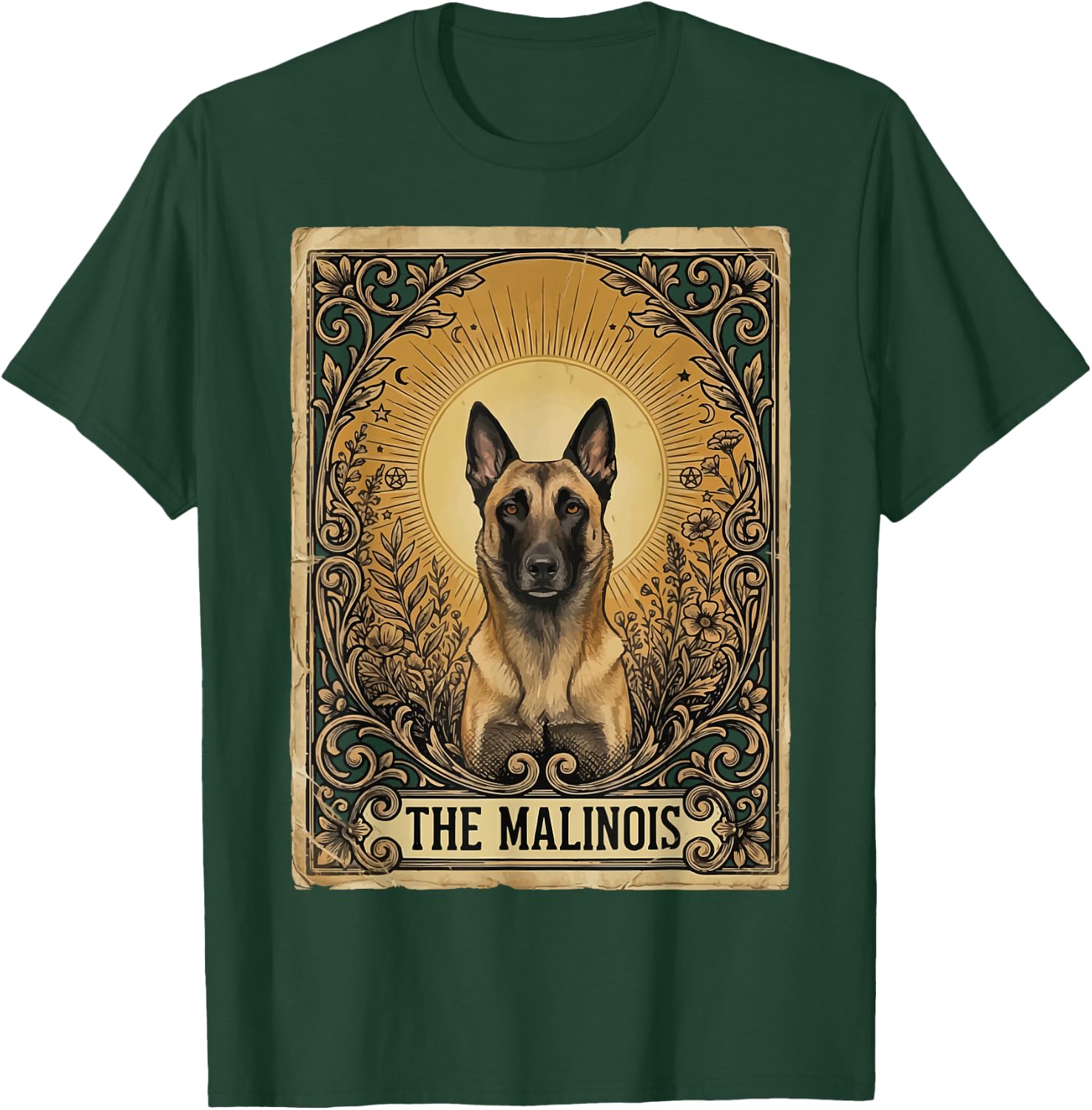 The Malinois Tarot Card T-Shirt - T-Shirt | Forest