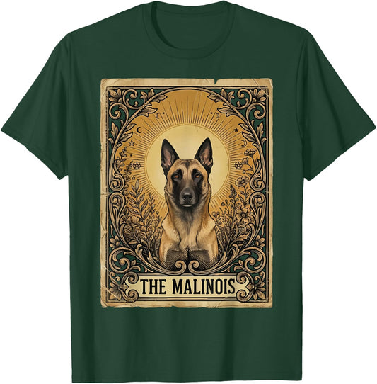 The Malinois Tarot Card T-Shirt - T-Shirt | Forest