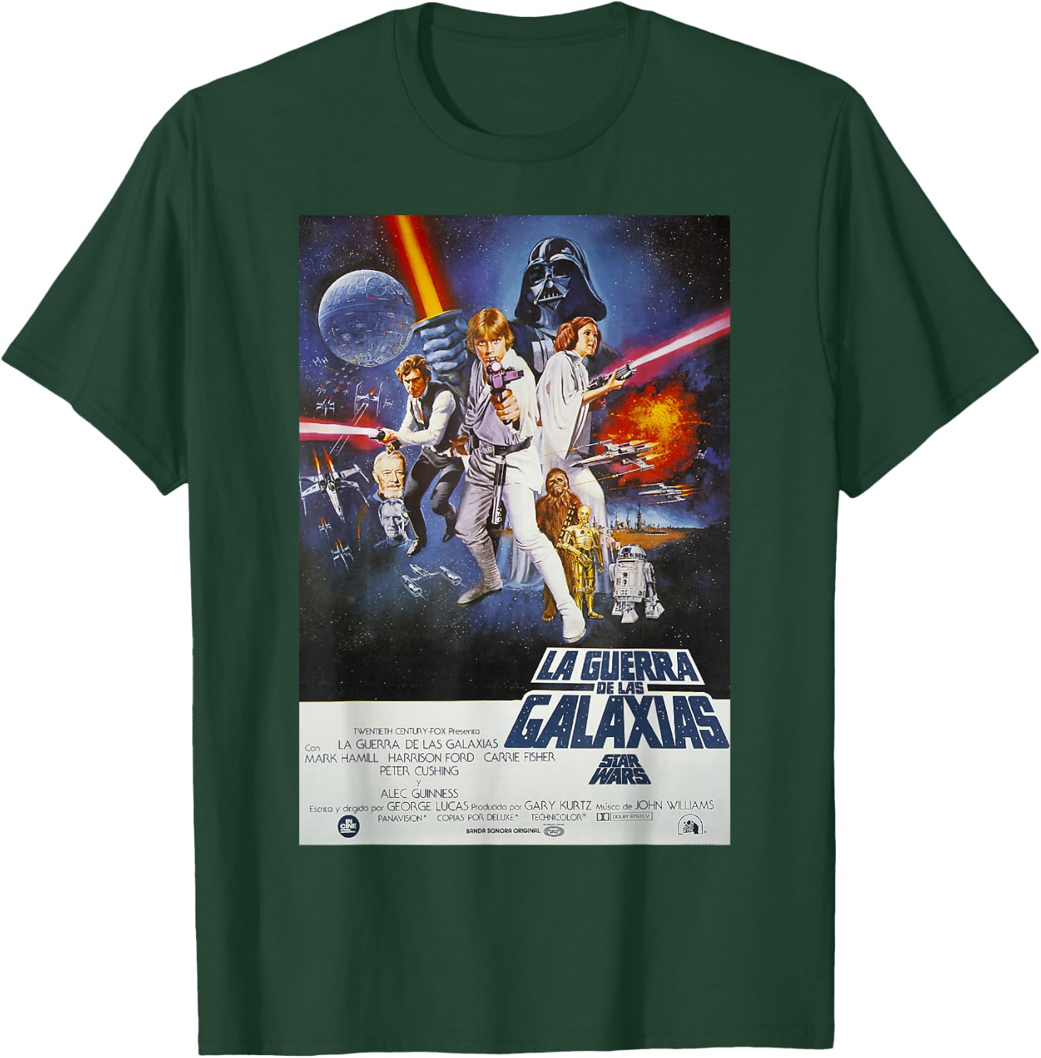 Star Wars Spanish Movie Poster T-Shirt - T-Shirt | Forest