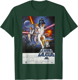 Star Wars Spanish Movie Poster T-Shirt - T-Shirt | Forest