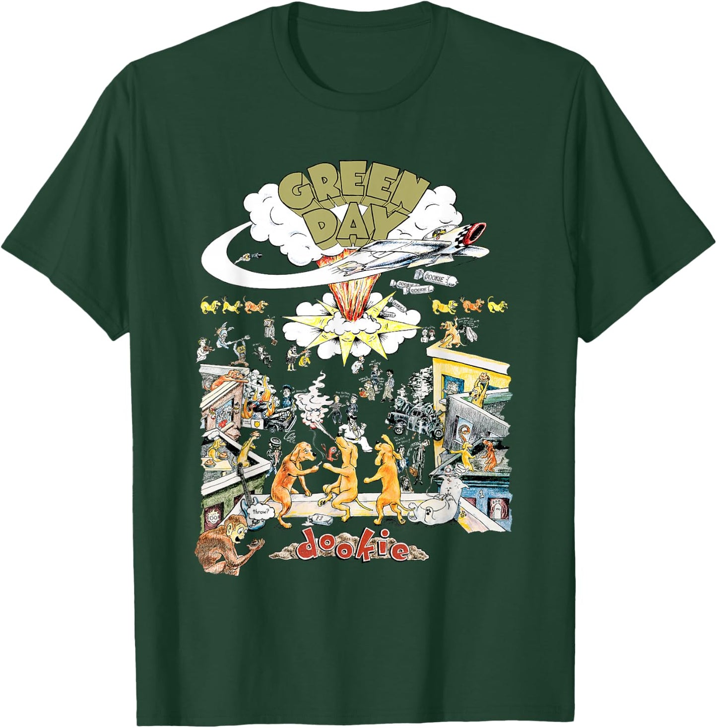 Green Day Dookie Scene T-Shirt - T-Shirt | Forest
