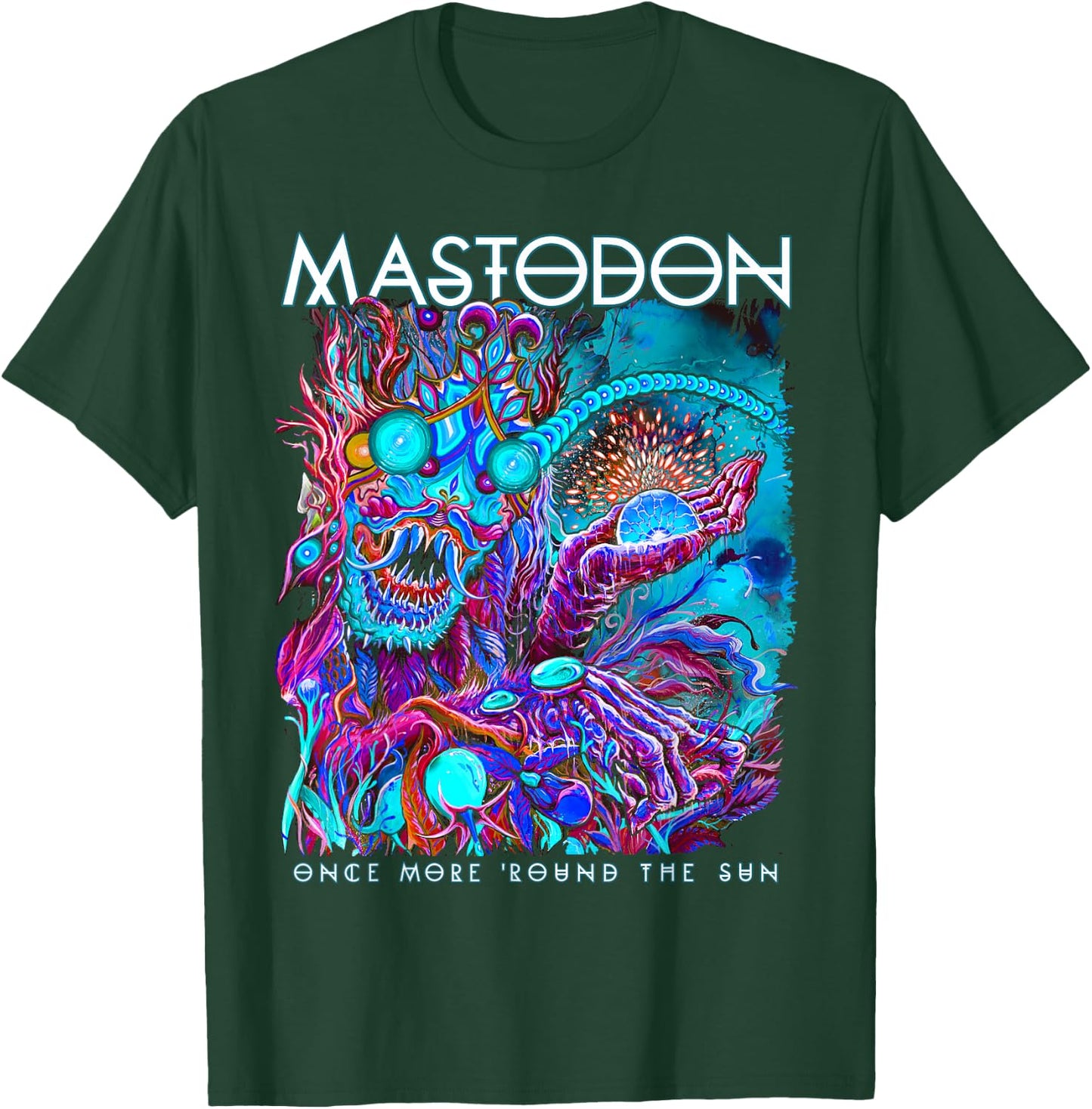 Mastodon – OMRTS Blue Beast , Black, S T-Shirt - T-Shirt | Forest