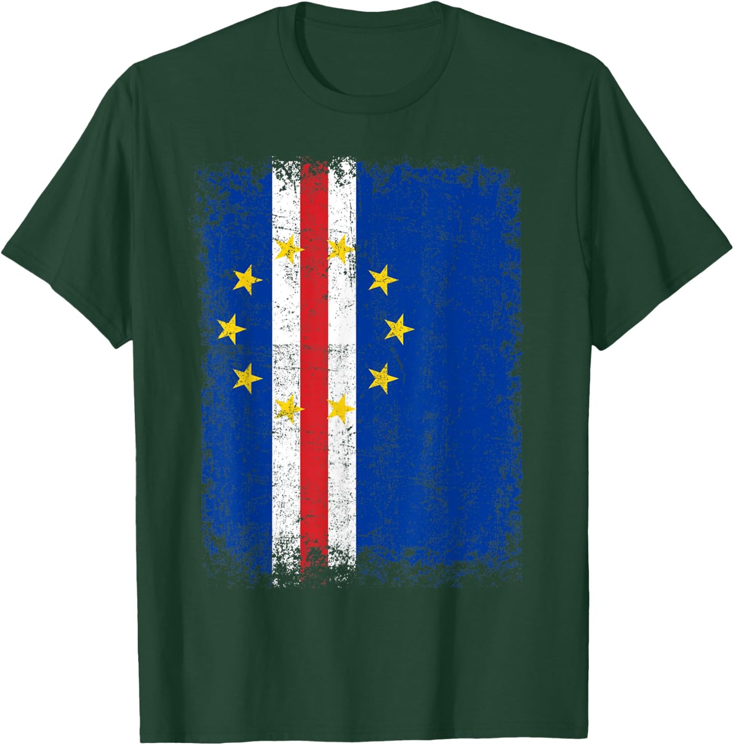 Cabo Verde Flag Cabo Verde Gifts Love Cabo Verde T-Shirt - T-Shirt | Forest