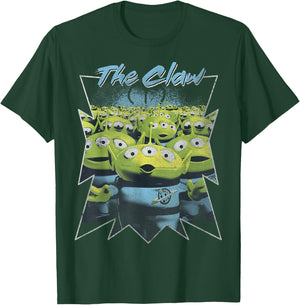 Disney Pixar Toy Story Aliens The Claw Distressed Starburst T-Shirt - T-Shirt | Forest