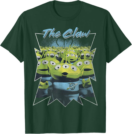 Disney Pixar Toy Story Aliens The Claw Distressed Starburst T-Shirt - T-Shirt | Forest
