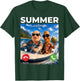 Brainrot Boat John Pork Brothers Summer Time Calling Meme T-Shirt - T-Shirt | Forest