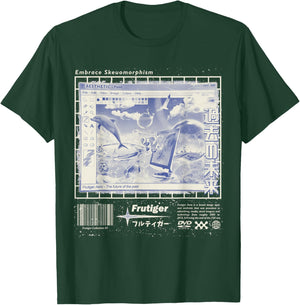 Halftone Frutiger Aero Fashion Collection T-Shirt - T-Shirt | Forest