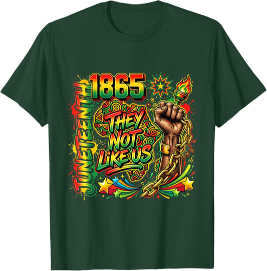 Freedom Day 1865 Black Excellence History Melanin Pride T-Shirt - T-Shirt | Forest