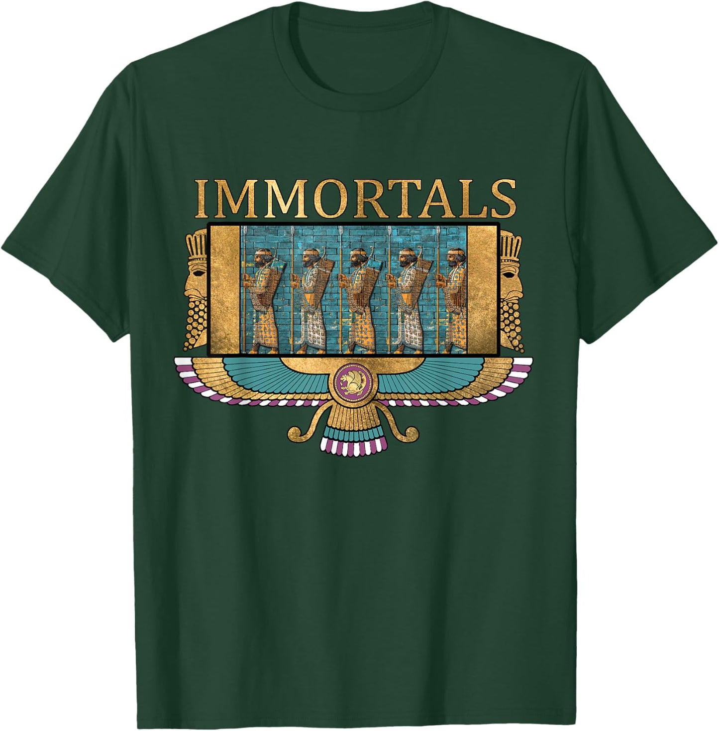 Persian Old Civilizations Symbol of Persian , black, s T-Shirt - T-Shirt | Forest