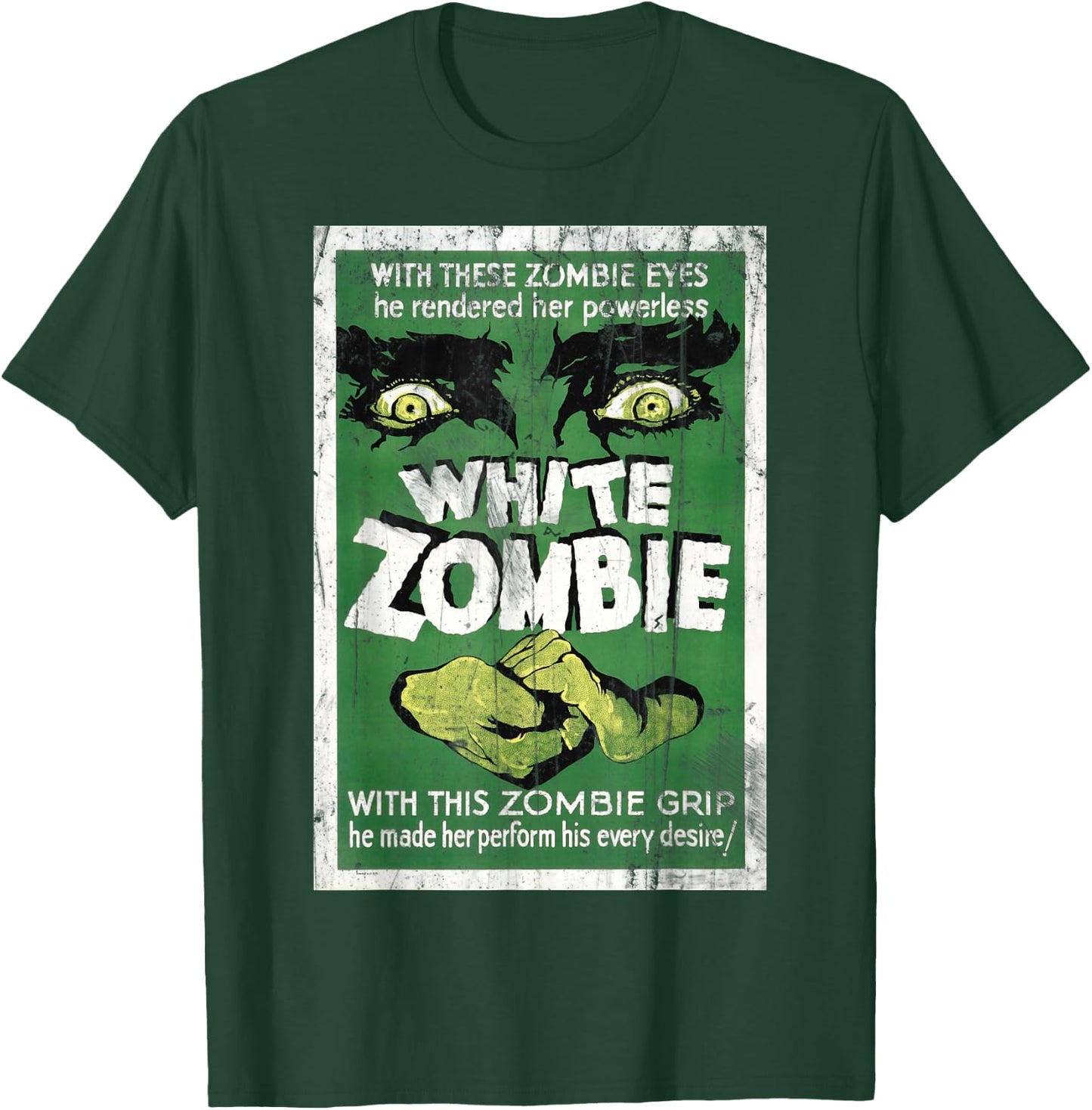 Vintage White Zombie Movie Poster T-Shirt - T-Shirt | Forest