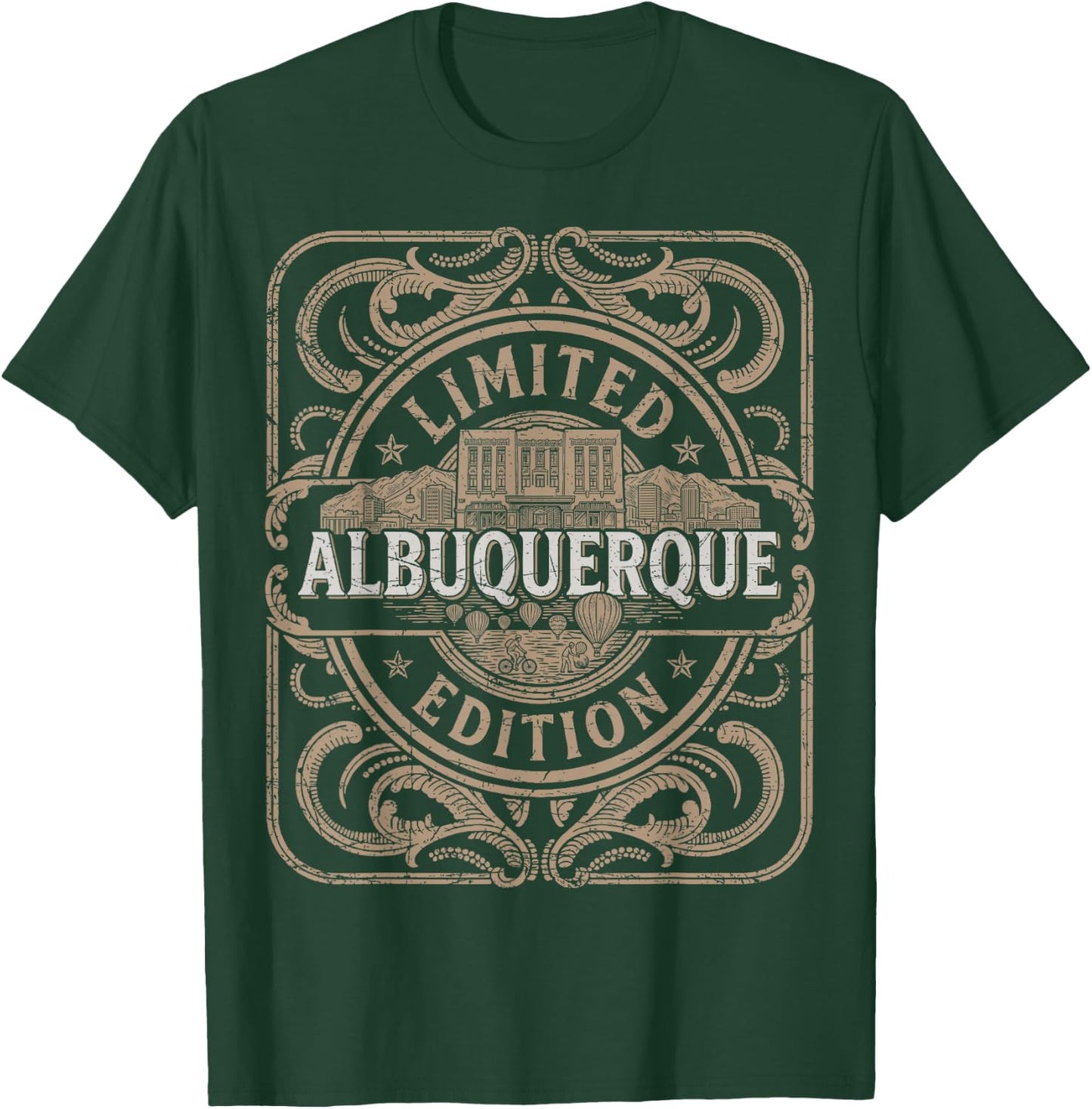 Albuquerque Vintage Albuquerque New Mexico T-Shirt - T-Shirt | Forest