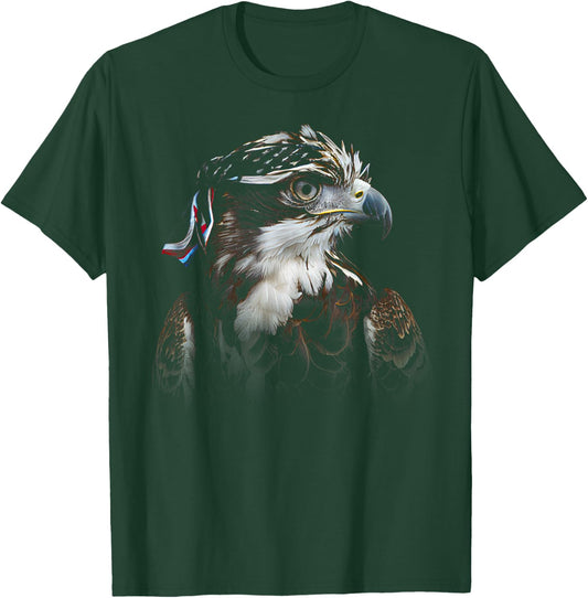 Birds of Prey , Osprey Hawk T-Shirt - T-Shirt | Forest