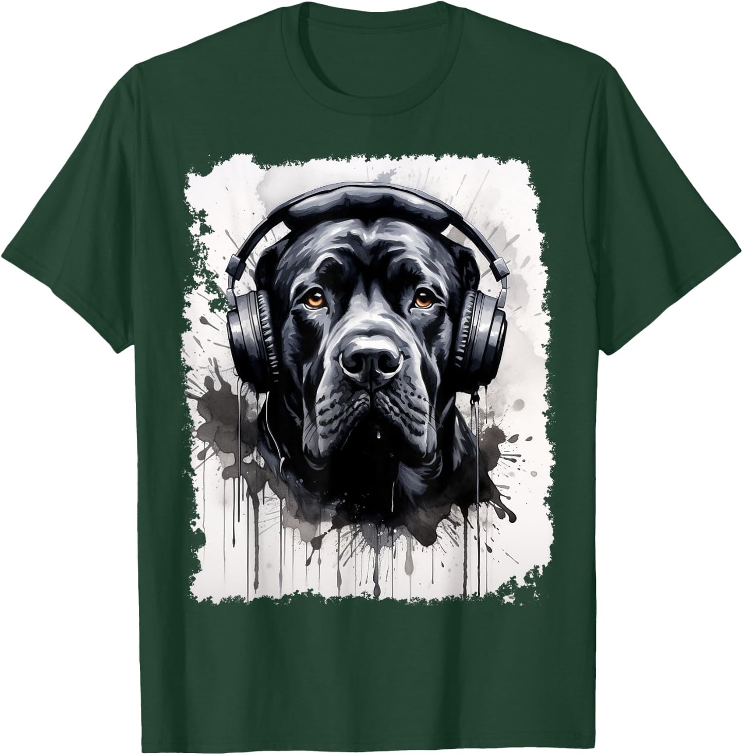 Pop Art Dog Cane Corso Music T-Shirt - T-Shirt | Forest