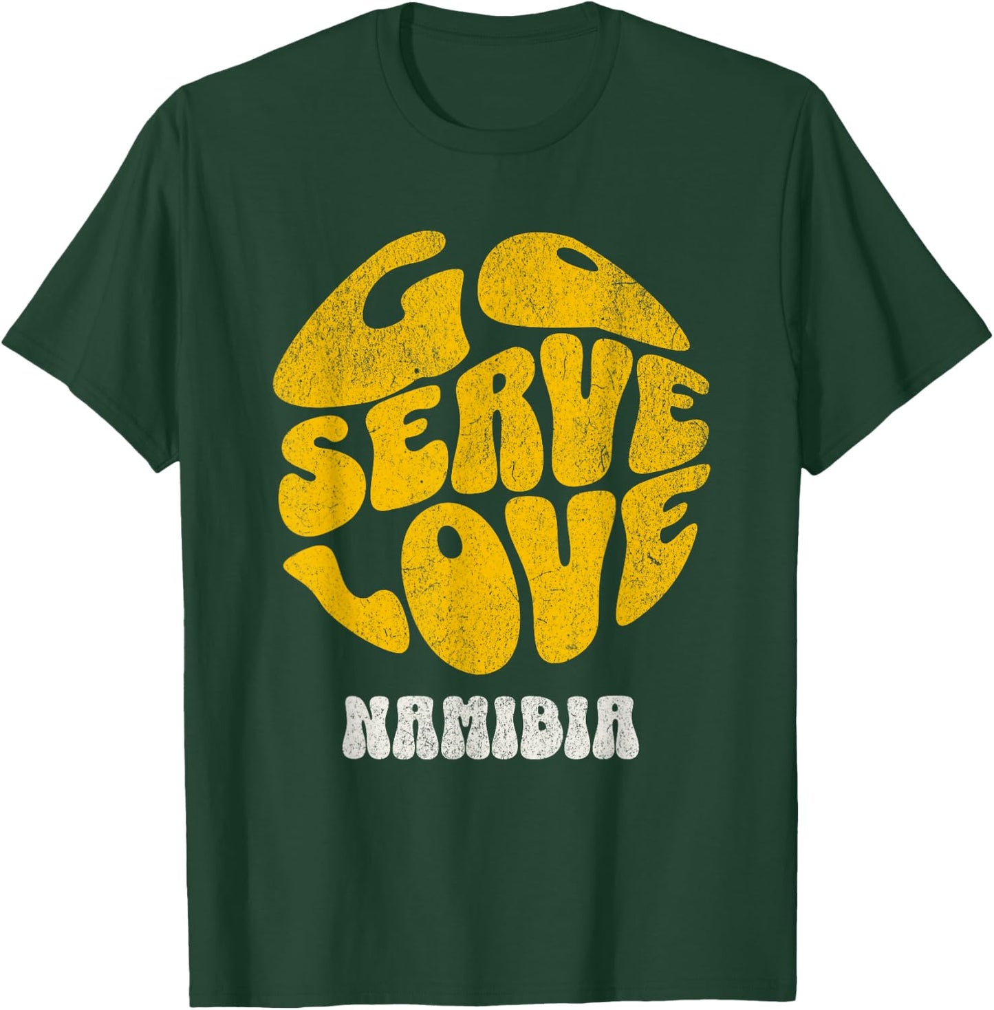 Go Serve Love Namibia Africa Mission Trip Team Project T-Shirt - T-Shirt | Forest