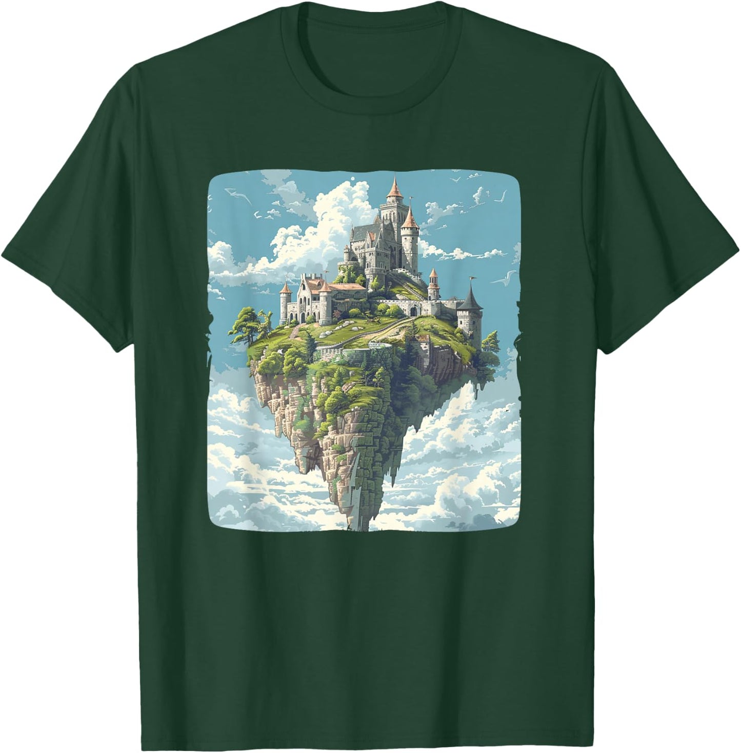 Awesome Castle in the Sky Costume for Boys and Girls T-Shirt - T-Shirt | Forest