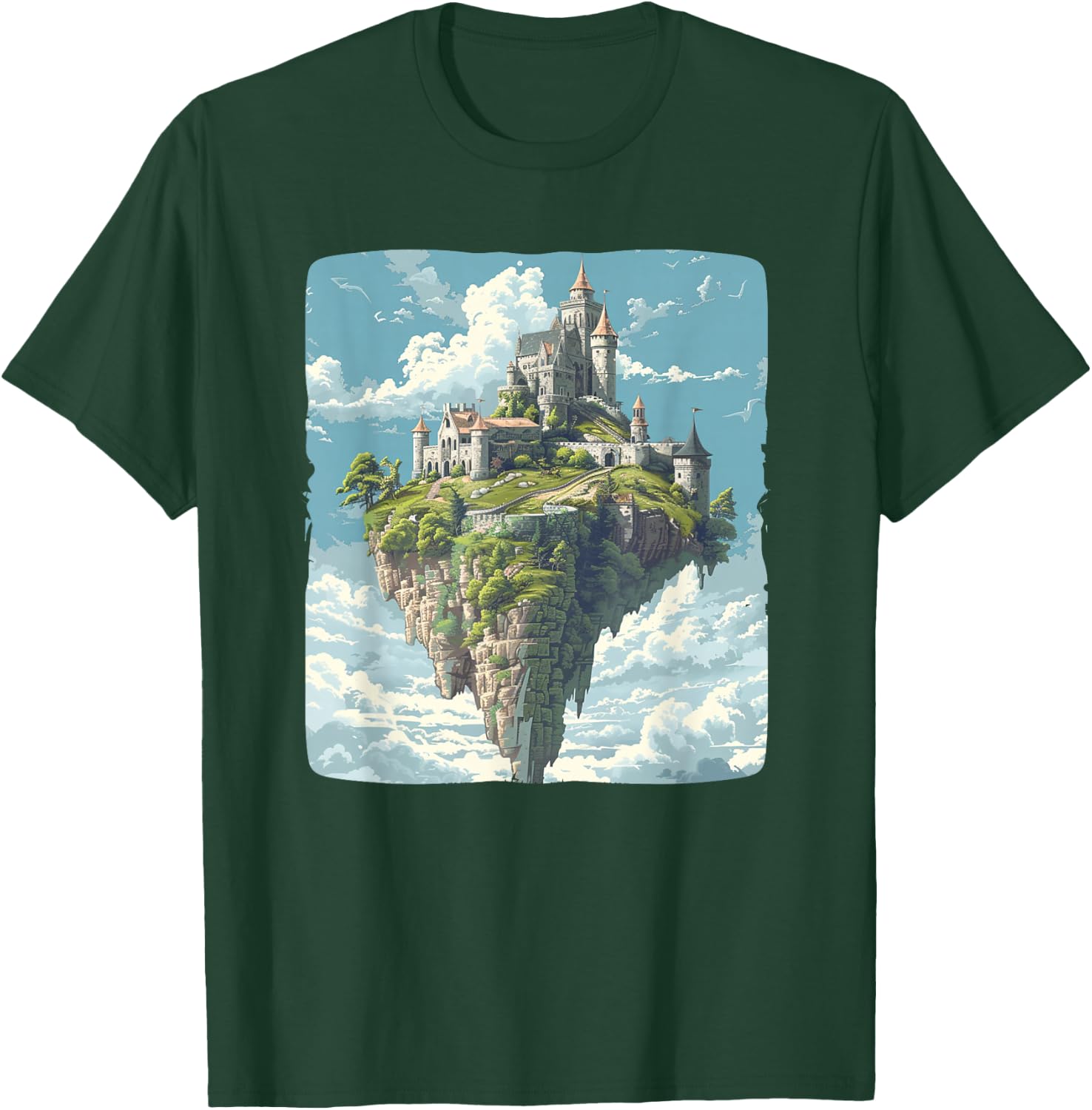 Awesome Castle in the Sky Costume for Boys and Girls T-Shirt - T-Shirt | Forest