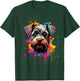 Colorful Miniature Schnauzer Dog Women Kids T-Shirt - T-Shirt | Forest