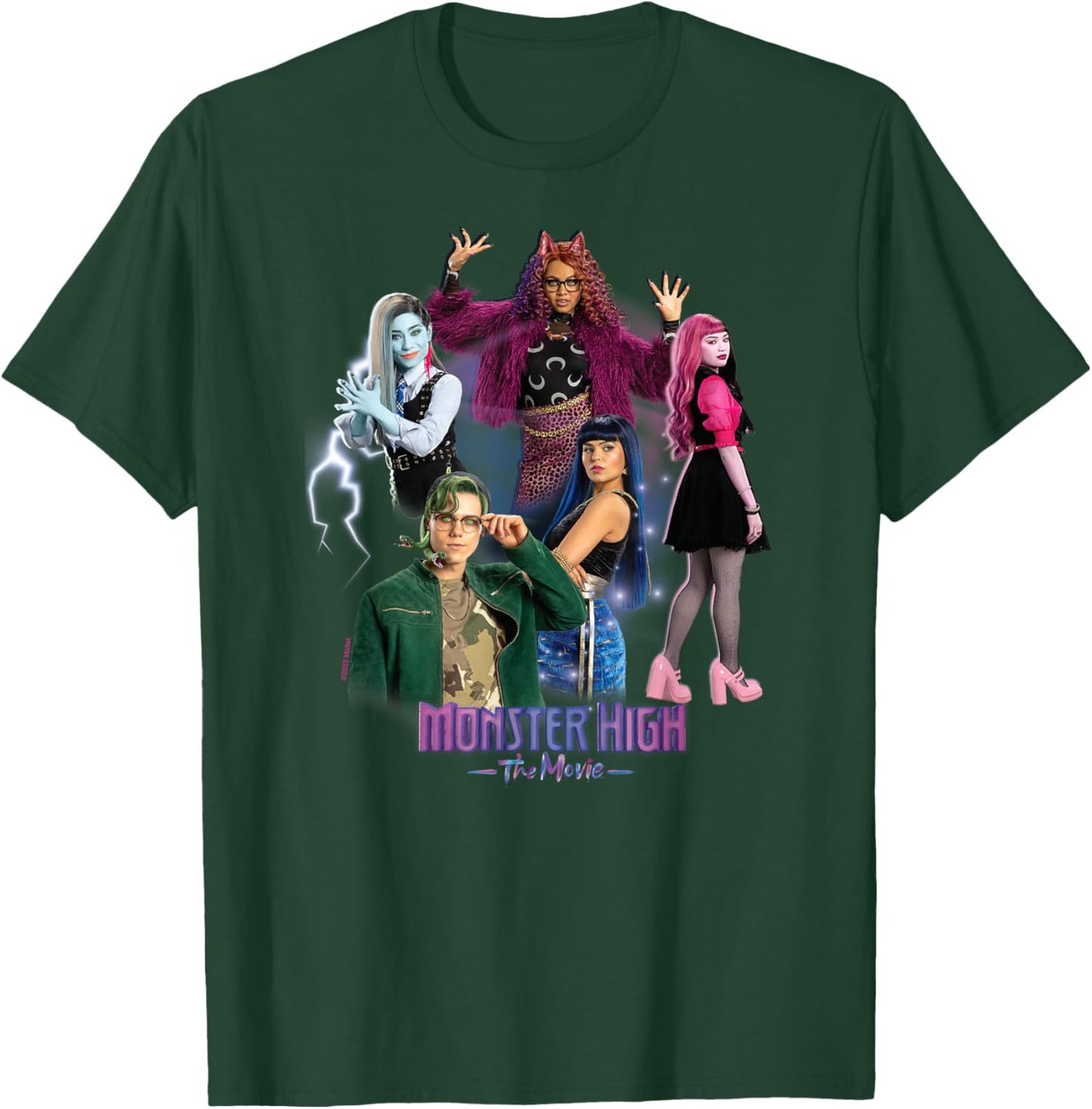Monster High - MH Logo and Group , black T-Shirt - T-Shirt | Forest