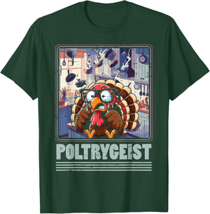 Thanksgiving Poltrygeist Turkey Poltergeist Men Women Kids T-Shirt - T-Shirt | Forest