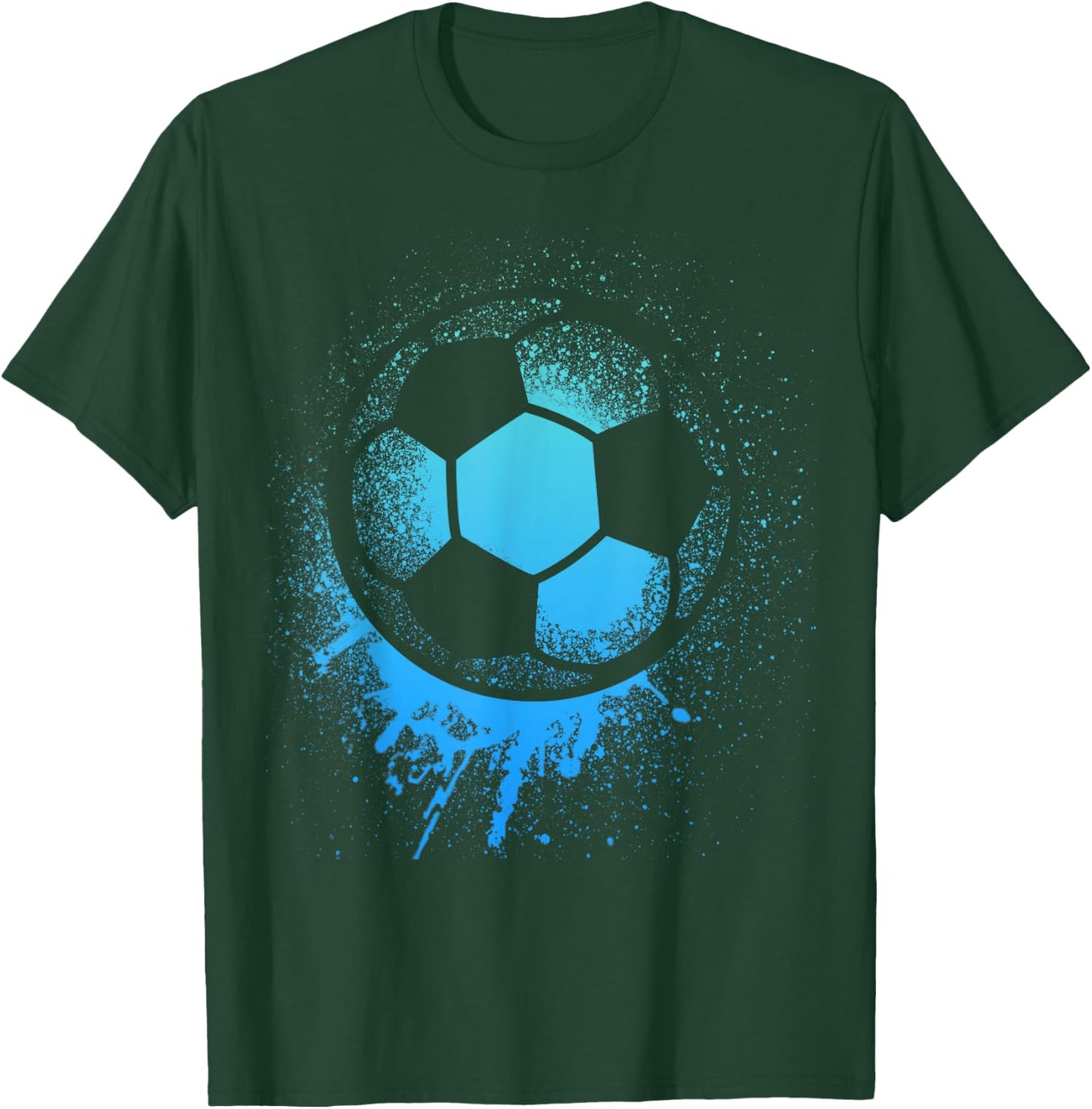Soccer Player Sports Boys Men Soccer ball for kid T-Shirt - T-Shirt | Forest