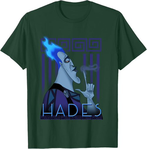 Profile Portrait of Hades Finger Smoke of Disney Villains