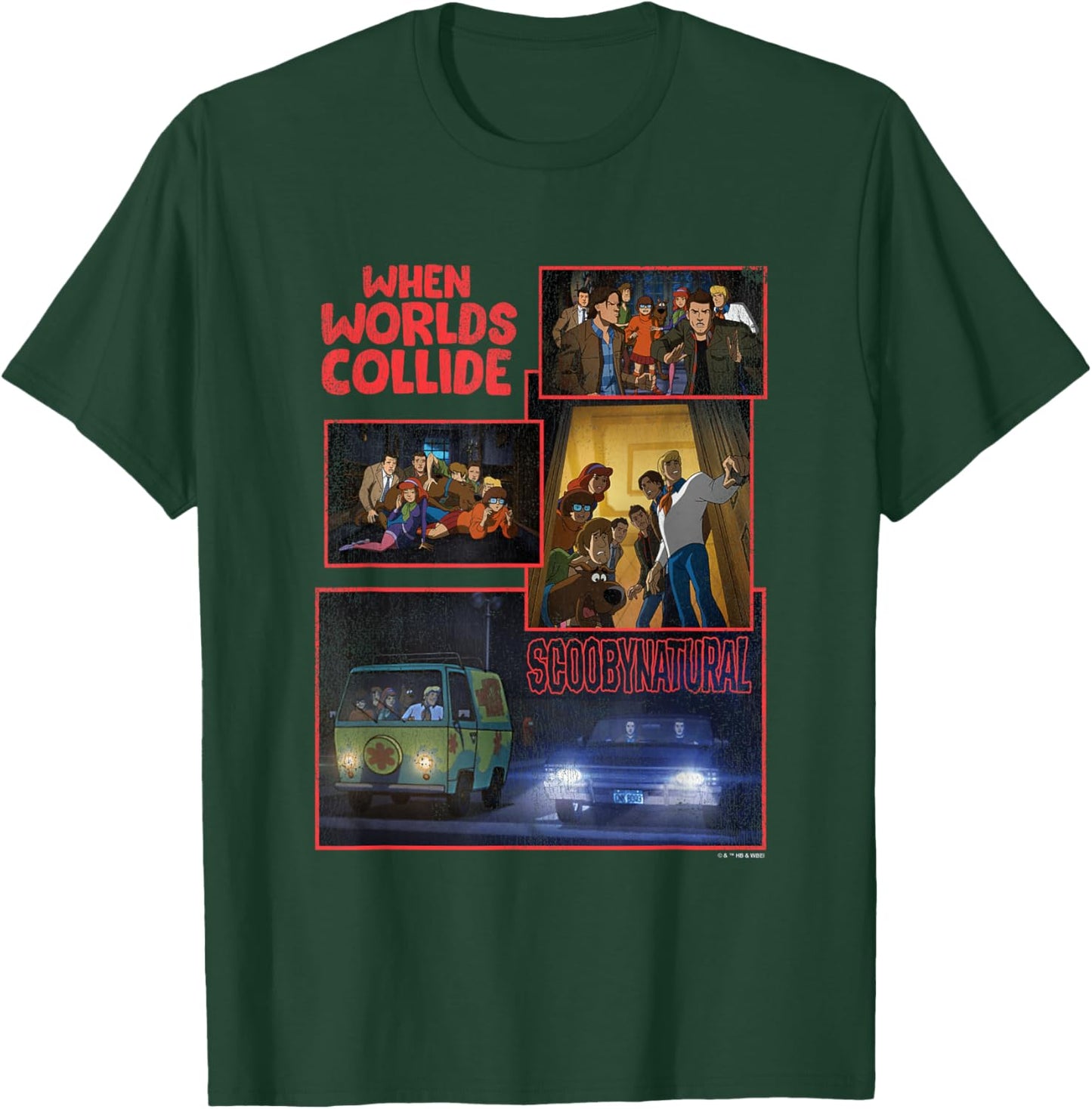 Scooby-Doo Scoobynatural When Worlds Collide T-Shirt - T-Shirt | Forest